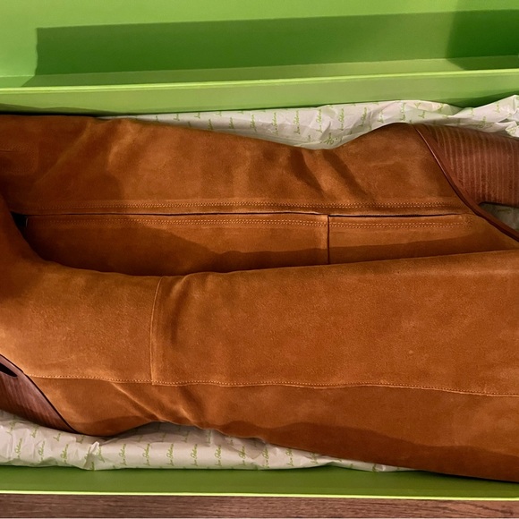 Sam Edelman Annabelle suede tan boots NEW!